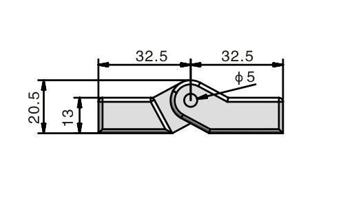 Black Plastic PA 180 Degree Door Hinge For Electrical Cabinet